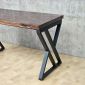 Bàn làm việc 120x65cm gỗ me tây chân sắt hệ XConcept HBXC070