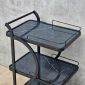 Xe đẩy rượu 3 tầng 40x54x85cm mặt đá SST034