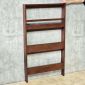 Kệ treo tường để giày dép 70x15x125cm gỗ cao su KG68131