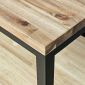 Kệ bếp di động 3 tầng 80x50x86cm gỗ tự nhiên khung sắt KB68106