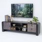 Kệ tivi WOONI 160x35x45cm gỗ cao su KTV68142
