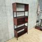 Kệ sách đứng 5 tầng gỗ cao su kết hợp khung sắt KS68204