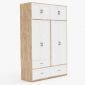 Tủ quần áo 160x55x240cm gỗ cao su TQA68106