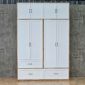 Tủ quần áo 160x55x240cm gỗ cao su TQA68106