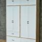Tủ quần áo 160x55x240cm gỗ cao su TQA68106