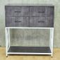 Bàn console 4 ngăn tủ 90x40x100cm gỗ cao su CST109