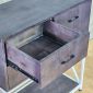Bàn console 4 ngăn tủ 90x40x100cm gỗ cao su CST109