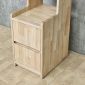 Tủ kệ đầu giường 30x40x92cm gỗ cao su TDG68079