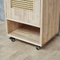 Tủ để giày 39x33x140cm gỗ cao su KG68129