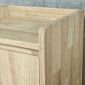 Tủ để giày 39x33x140cm gỗ cao su KG68129