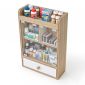 Tủ thuốc gia đình 40x30x49cm cửa kính gỗ plywood TTYT002