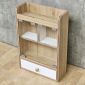 Tủ thuốc gia đình 40x30x49cm cửa kính gỗ plywood TTYT002