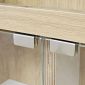 Tủ thuốc gia đình 40x30x49cm cửa kính gỗ plywood TTYT002