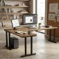 Bàn góc L 230x170cm gỗ thông hệ TIO HBTO056