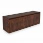 Ghế băng dài kết hợp kệ ngồi thay giày 120x35x40cm gỗ cao su KG68133