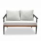 Ghế sofa băng MILANO lưng bọc nệm chân sắt sơn tĩnh điện GSK071