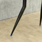 Bàn ăn BONNA 120cm gỗ tràm chân sắt vuốt côn BA68318
