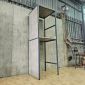 Kệ máy giặt máy sấy 72x69x214cm gỗ plywood chân sắt KMG68037