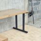 Bàn góc L 230x170cm gỗ thông hệ TIO HBTO056