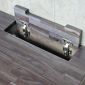Bàn làm việc có hộp điện 160x70cm gỗ tràm chân hệ Rectang HBRT147