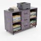Tủ hồ sơ di động gỗ tự nhiên TCN68035