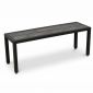 Ghế băng dài 120x37x45cm gỗ nhựa chân sắt GBD085