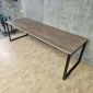 Bàn cụm 2 chỗ 240x80cm gỗ plywood hệ Rectang HBRT102
