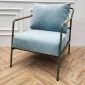 Ghế sofa lưng lưới đan dây chân sắt sơn tĩnh điện GSK067