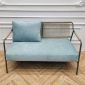 Ghế sofa băng lưng lưới đan dây chân sắt sơn tĩnh điện GSK068