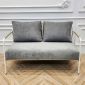Ghế sofa băng lưng lưới đan dây chân sắt sơn tĩnh điện GSK068