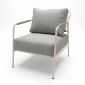 Ghế sofa lưng lưới đan dây chân sắt sơn tĩnh điện GSK067