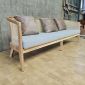 Ghế sofa băng Harvey dài 2m gỗ Ash lưới mây SFB68122