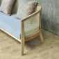 Ghế sofa băng Harvey dài 2m gỗ Ash lưới mây SFB68122