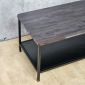 Bàn sofa 120x50x45cm gỗ tự nhiên chân sắt sơn tĩnh điện TT68379