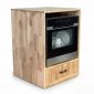 Kệ để máy rửa chén 60x60x85cm gỗ cao su KB68107