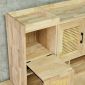 Tủ giày dép có ghế lật 100x35x74cm gỗ cao su KG68134