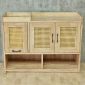 Tủ giày dép có ghế lật 100x35x74cm gỗ cao su KG68134