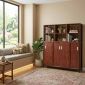 Tủ kệ trang trí 180x40x170cm gỗ cao su khung sắt sơn tĩnh điện KTT68093