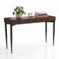 Bàn console 140x50x88cm gỗ cao su chân sắt CONE CST117