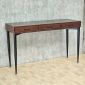Bàn console 140x50x88cm gỗ cao su chân sắt CONE CST117