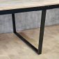 Bàn họp có hộp điện 360x120cm gỗ cao su hệ Trapez HBTC055