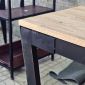 Bàn họp có hộp điện 360x120cm gỗ cao su hệ Trapez HBTC055