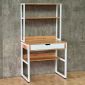 Bàn học liền kệ nhỏ 80x50x150cm gỗ cao su FD68085