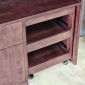 Kệ nhà bếp kết hợp với kệ gia vị 100x30x90cm gỗ cao su KB68110