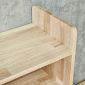 Kệ sách di động 80x30x60cm gỗ cao su KS68339