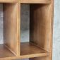 Kệ tủ trang trí 60x30x170cm gỗ Plywood Venner Brich chân sắt KTT68098