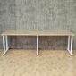 Bàn làm việc 240x80cm gỗ cao su hệ TIO HBTO058