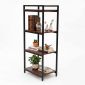Kệ trang trí 4 tầng 40x60x140cm gỗ cao su khung sắt sơn tĩnh điện KTT68097