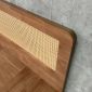 Giường ngủ 200x203cm gỗ cao su GN68081