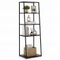 Kệ trang trí 5 tầng 60x45x160cm gỗ cao su khung sắt sơn tĩnh điện KS68381